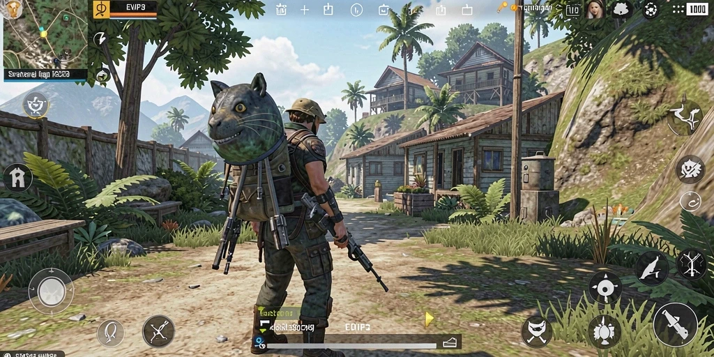 Tampilan menarik gameplay SLG di EVIP3 yang seru.