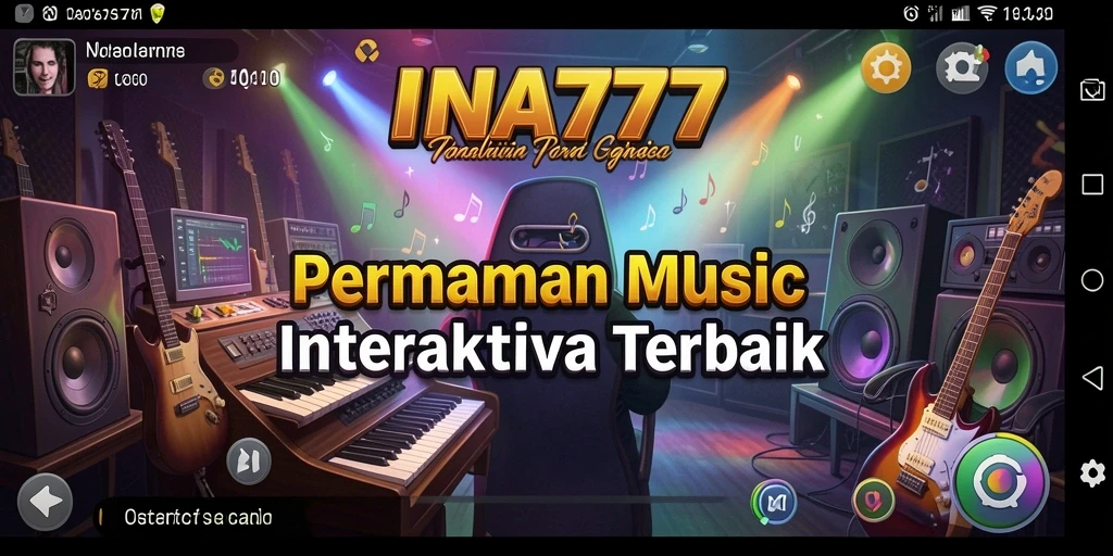 Menampilkan gameplay interaktif yang seru dari game musik INA777.
