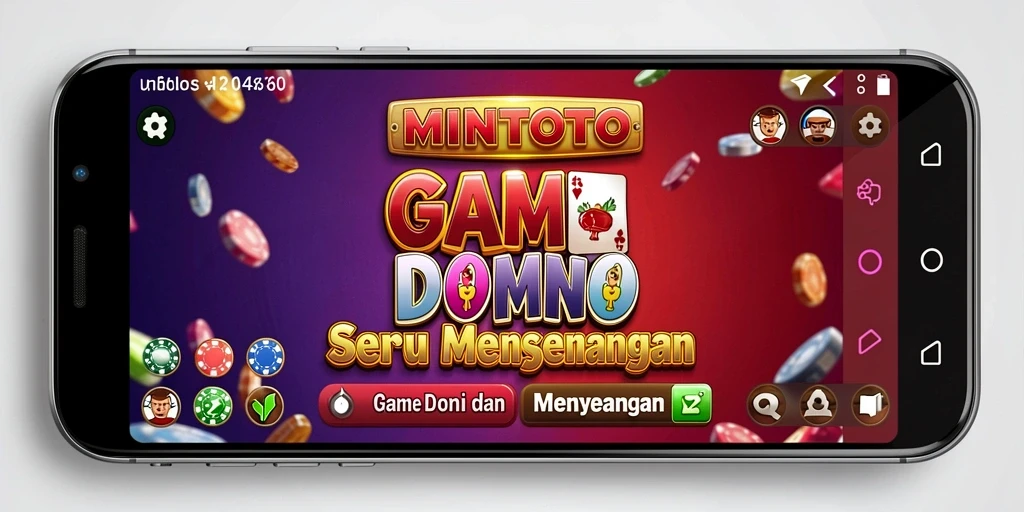 Tampilan menarik gameplay Domino yang seru di MINTOTO.