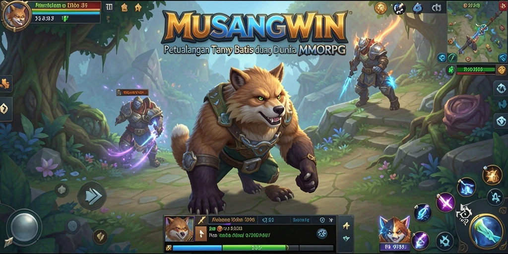 Screenshot gameplay <strong>MUSANGWIN</strong> tampilkan petualangan seru dan grafis yang menawan.
