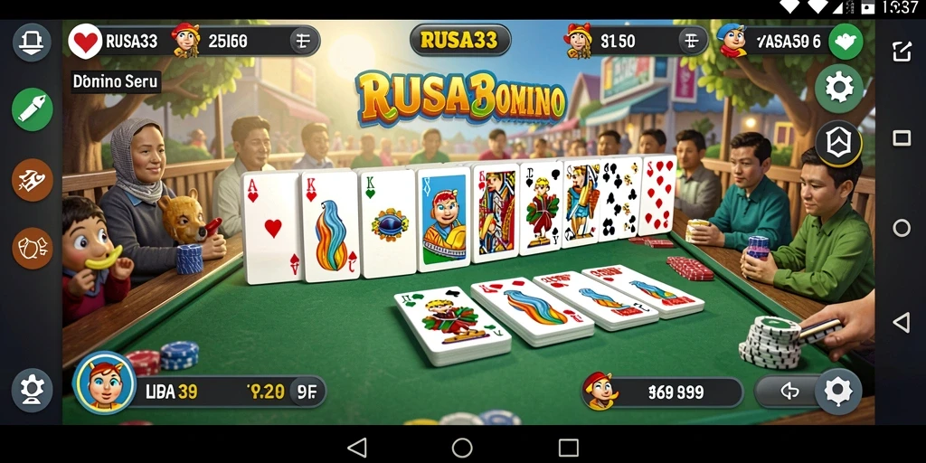 Tampilan menarik dari gameplay RUSA33 dengan pemain yang bersaing.