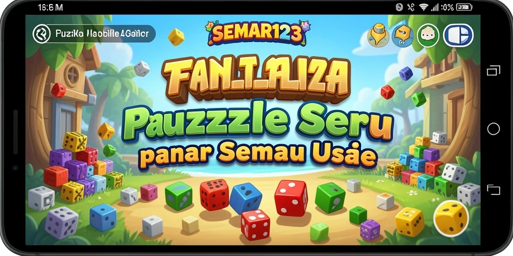 Screenshot utama SEMAR123 menampilkan gameplay seru di dunia puzzle.