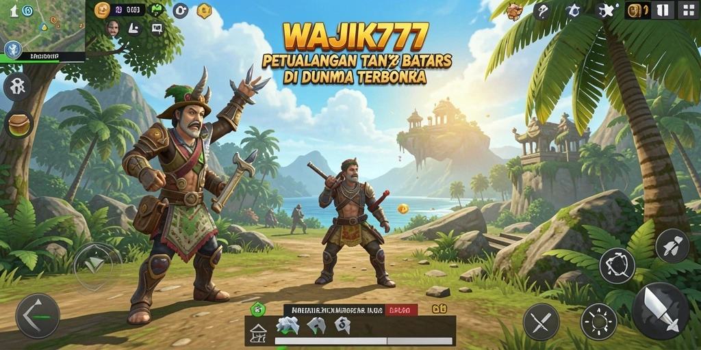 Tangkapan layar menampilkan keindahan dunia Open World WAJIK777.